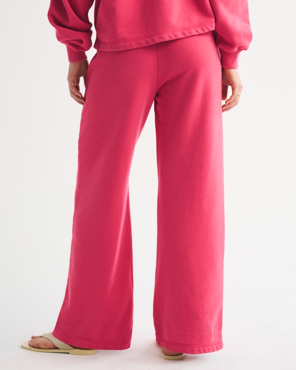 High Rise Sunday Terry Wide Leg Sweatpant