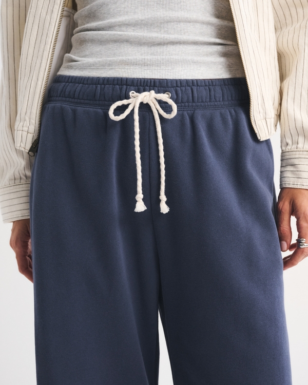 High Rise Sunday Terry Wide Leg Sweatpant
