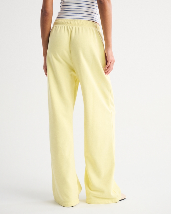 High Rise Sunday Terry Wide Leg Sweatpant