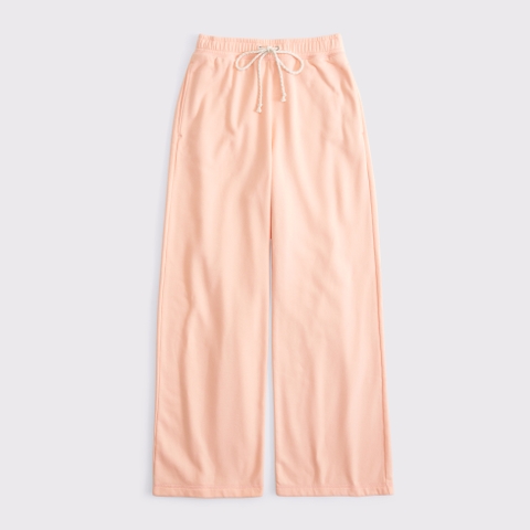 Женские брюки Abercrombie & Fitch High Rise Sunday Terry Wide Leg Sweatpant