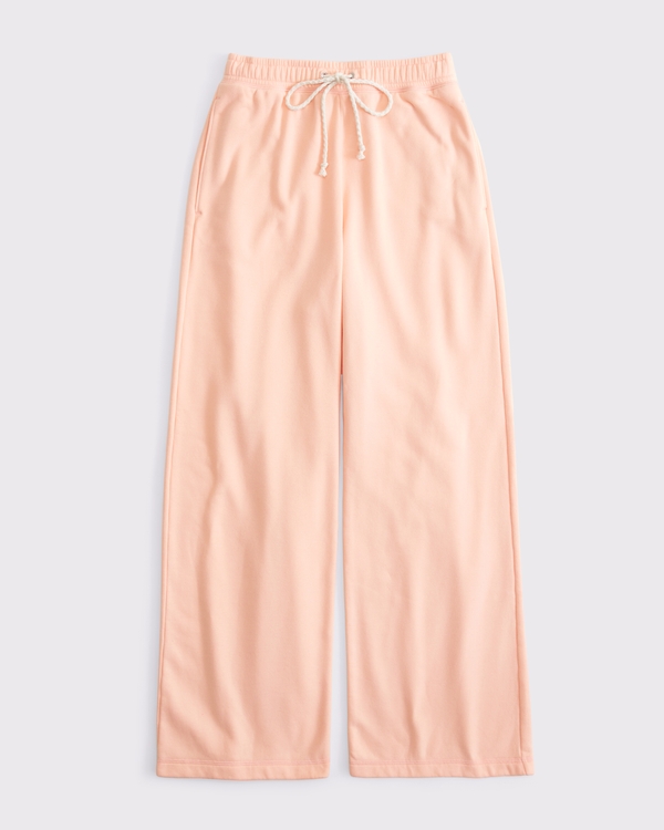 High Rise Sunday Terry Wide Leg Sweatpant