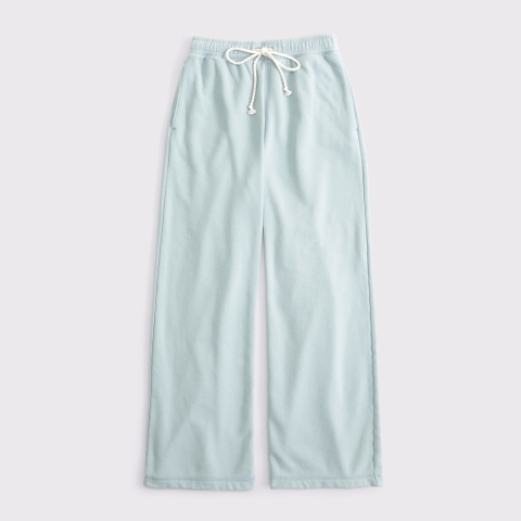 Женские брюки Abercrombie & Fitch High Rise Sunday Terry Wide Leg Sweatpant