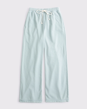 High Rise Sunday Terry Wide Leg Sweatpant