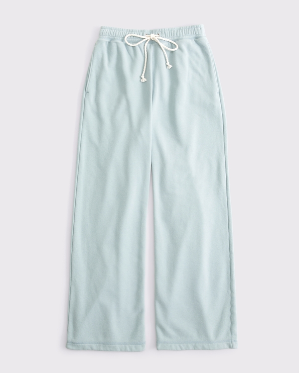 High Rise Sunday Terry Wide Leg Sweatpant