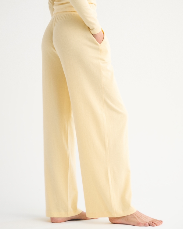 Lounge Brushed Wide Leg Sweatpant