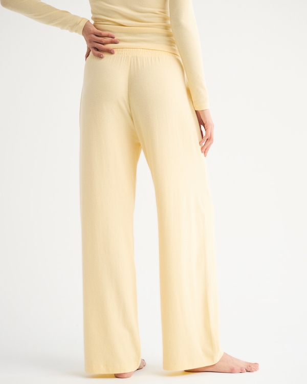 Lounge Brushed Wide Leg Sweatpant