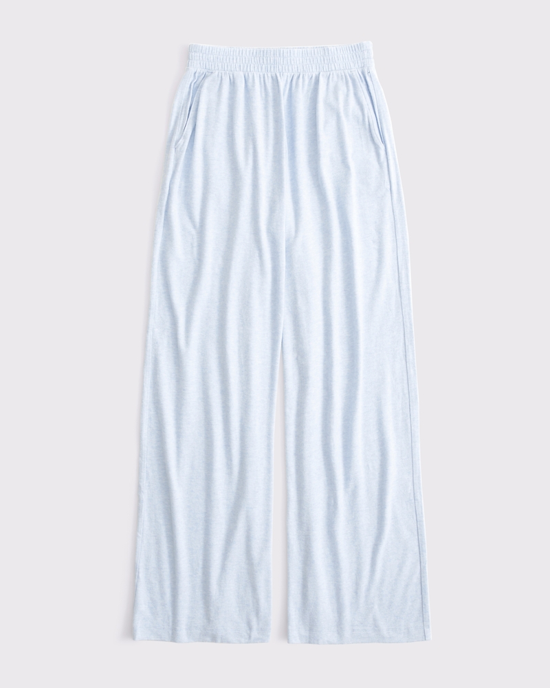 Lounge Brushed Wide Leg Sweatpant