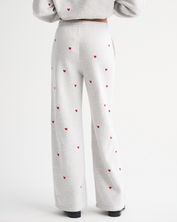 High Rise Sunday Wide Leg Sweatpant