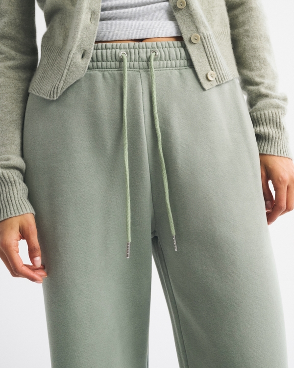 High Rise Sunday Wide Leg Sweatpant