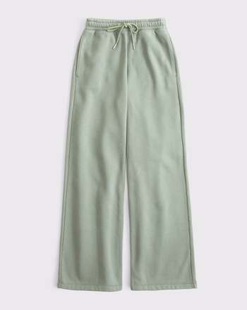 Women's High Rise Sunday Wide Leg Sweatpant | Women's New Arrivals | Abercrombie.com