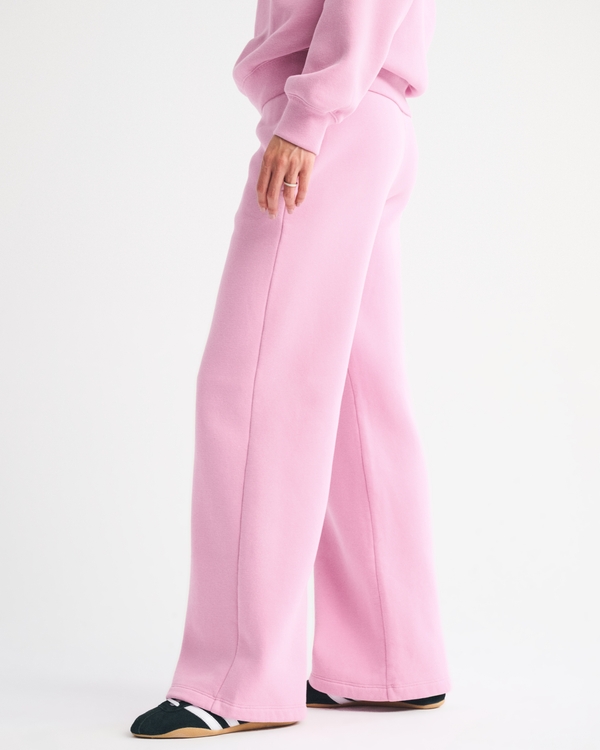 High Rise Sunday Wide Leg Sweatpant