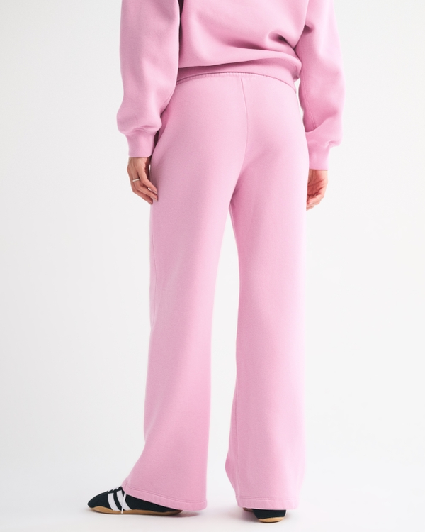 High Rise Sunday Wide Leg Sweatpant