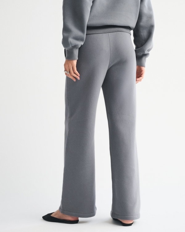 High Rise Sunday Wide Leg Sweatpant