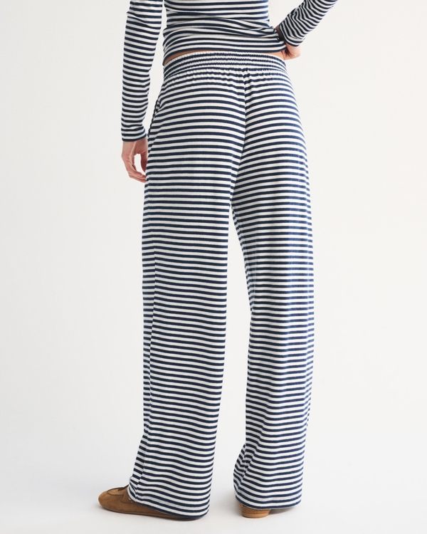 Lounge Brushed Wide Leg Sweatpant