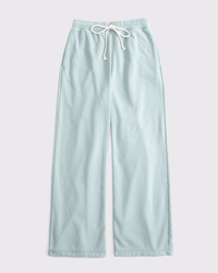 High Rise Sunday Terry Wide Leg Sweatpant