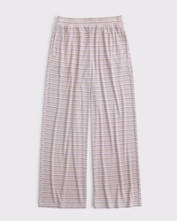 Lounge Ribbed Wide Leg Sweatpant