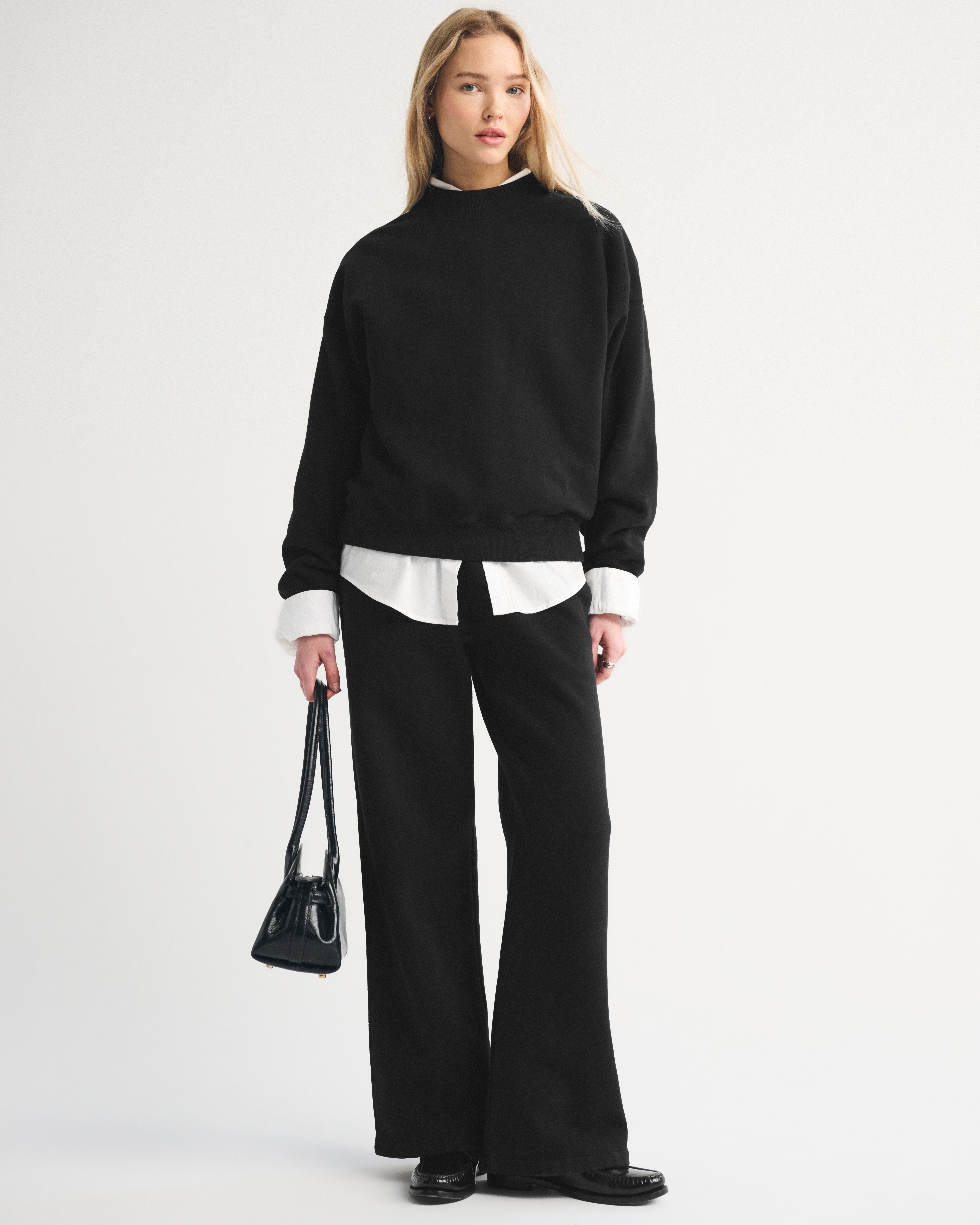 Женские брюки Abercrombie & Fitch High Rise Sunday Wide Leg Sweatpant — фото 2