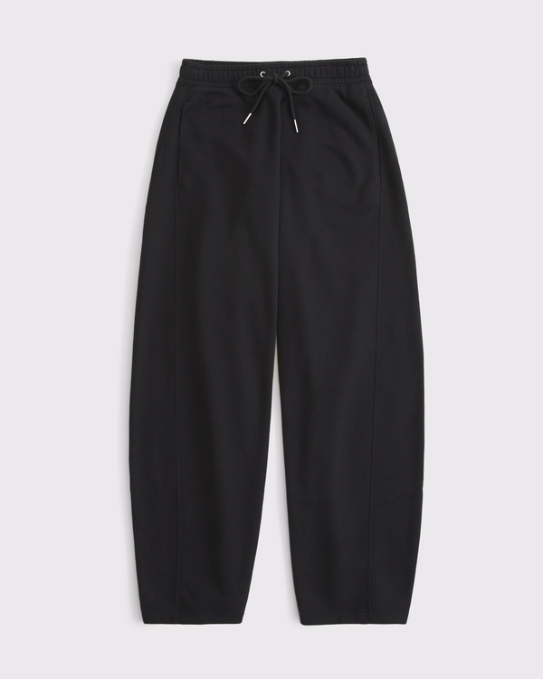 Abercrombie & Fitch Sunday High Rise Forward Seam Barrel Sweatpant