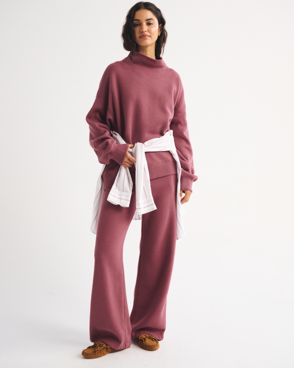 Sunday High Rise Wide Leg Sweatpant