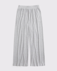 Lounge Ribbed Wide Leg Sweatpant