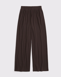 Lounge Ribbed Wide Leg Sweatpant
