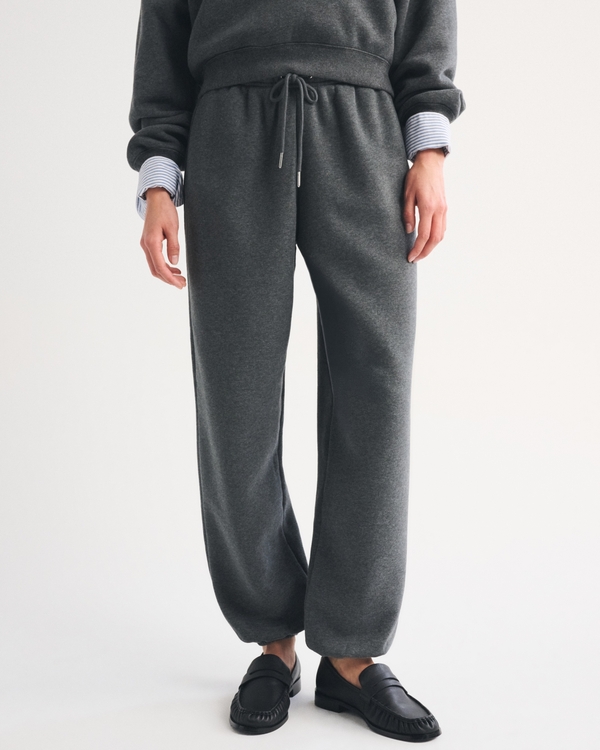 High Rise Sunday Baggy Sweatpant, Dark Gray view 2