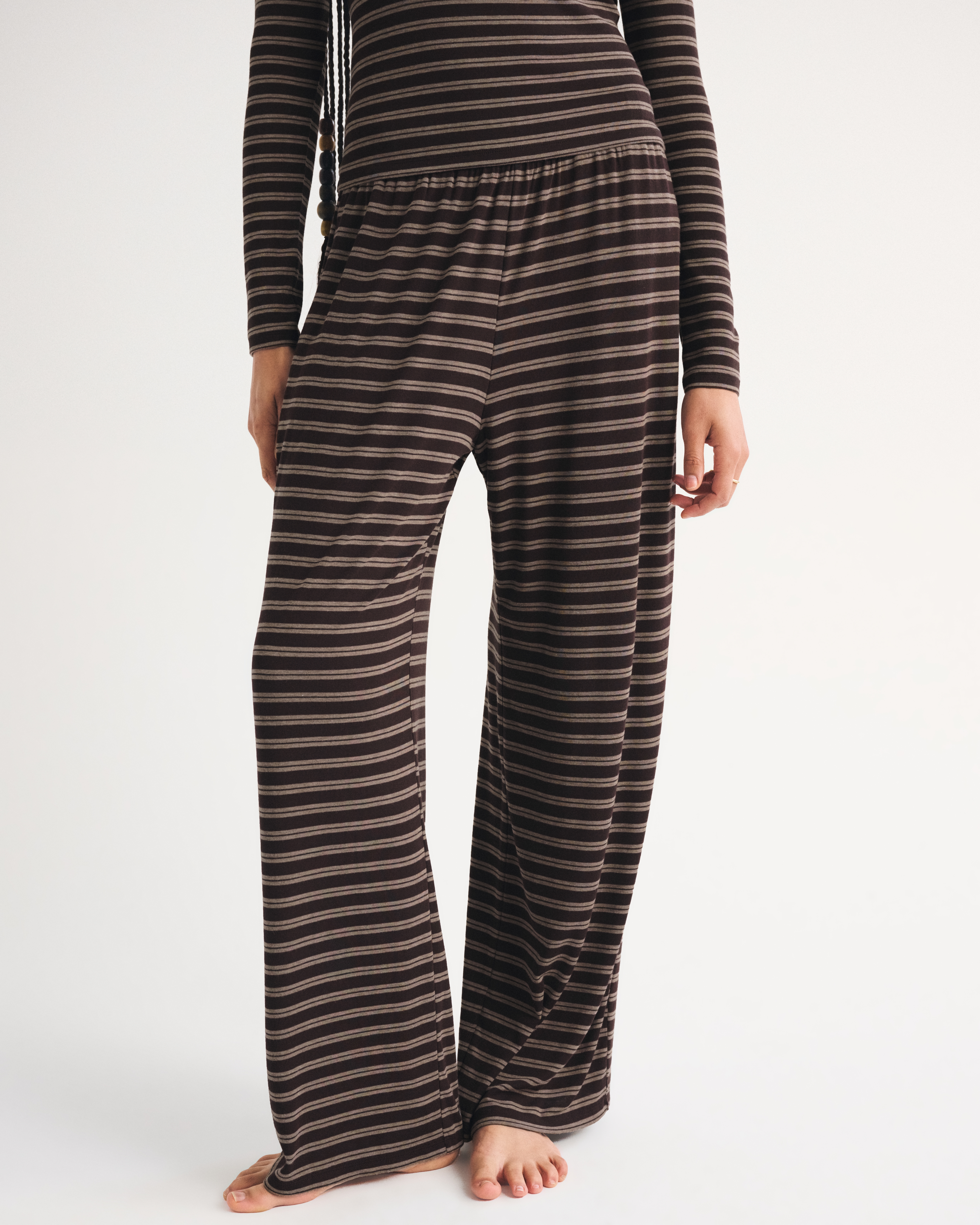 Женские брюки Abercrombie & Fitch Modal Blend Wide Leg Lounge Pant — фото 3