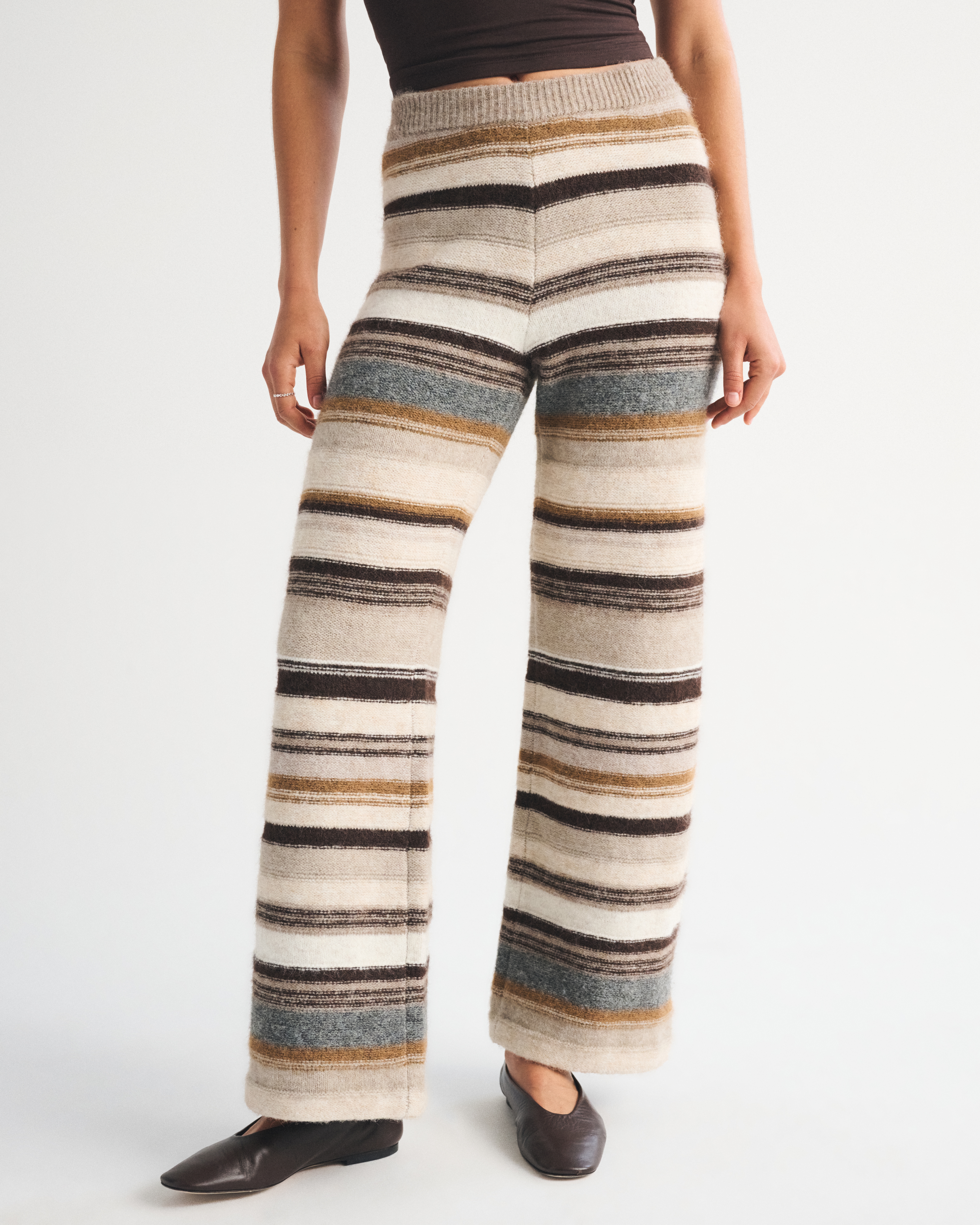 Женские свитеры Abercrombie & Fitch Wide Leg Lounge Sweater Sweatpant — фото 3