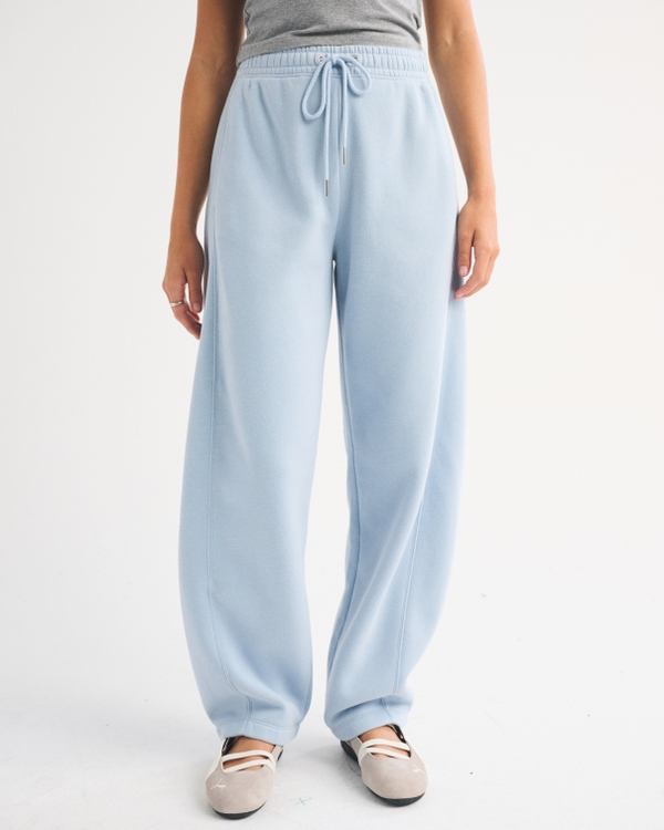 Sunday High Rise Forward Seam Barrel Sweatpant, Blue Haze view 2