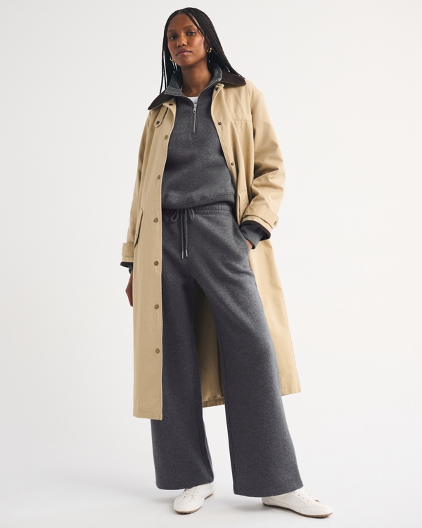 Sunday High Rise Wide Leg Sweatpant
