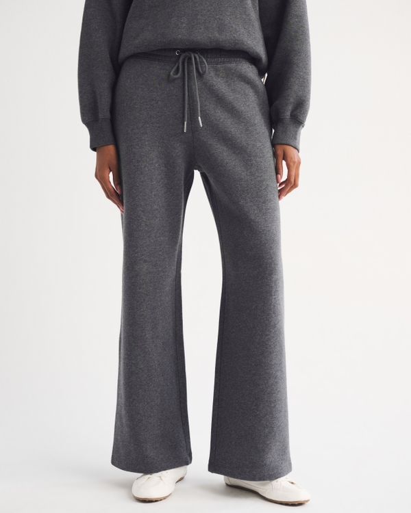 Sunday High Rise Wide Leg Sweatpant, Dark Gray view 2