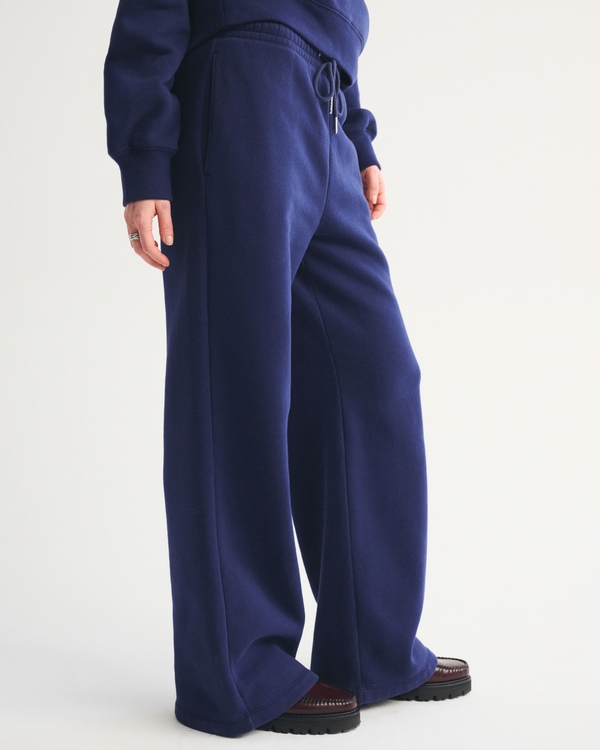 High Rise Sunday Wide Leg Sweatpant