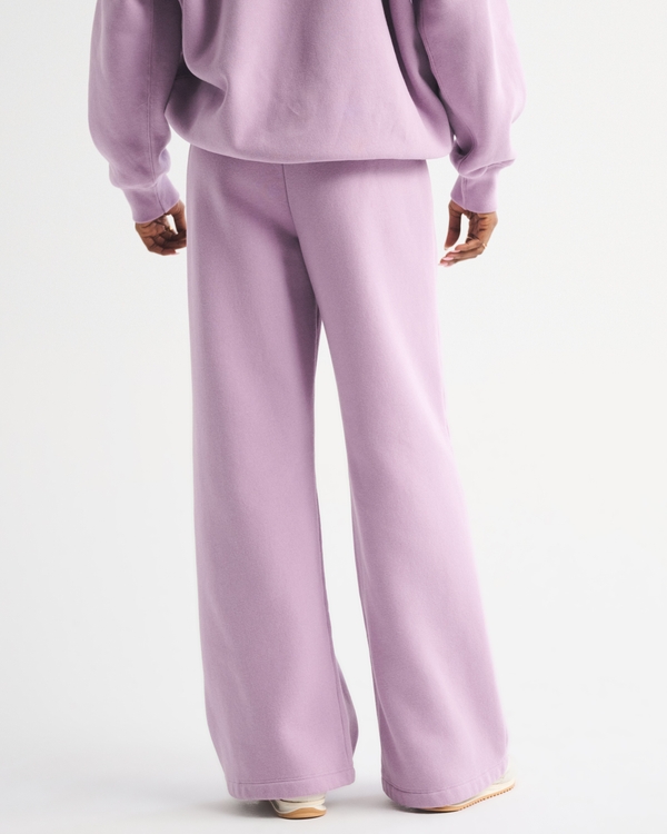 High Rise Sunday Wide Leg Sweatpant