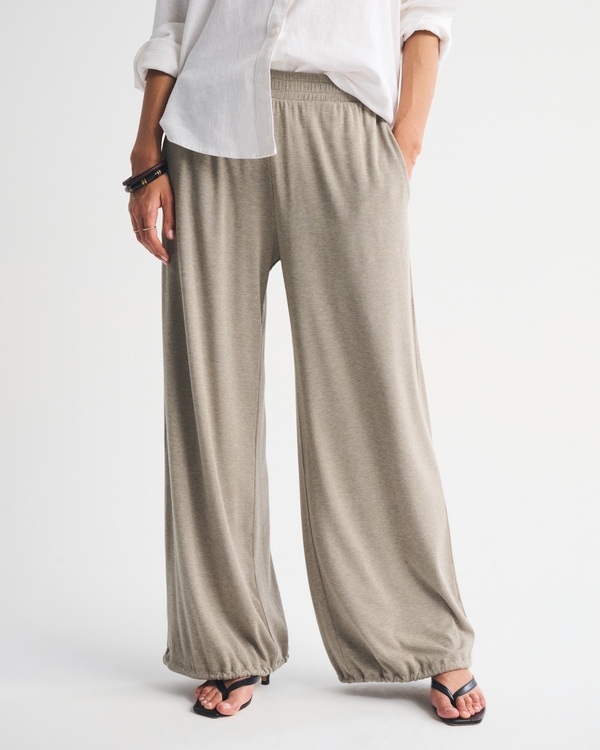Convertible Lounge Ribbed Ballon Sweatpant