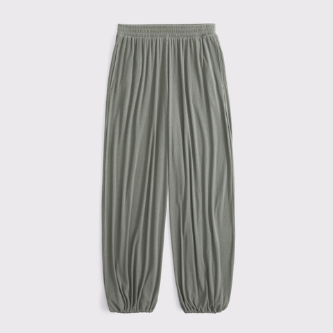 Женские брюки Abercrombie & Fitch Convertible Lounge Ribbed Ballon Sweatpant