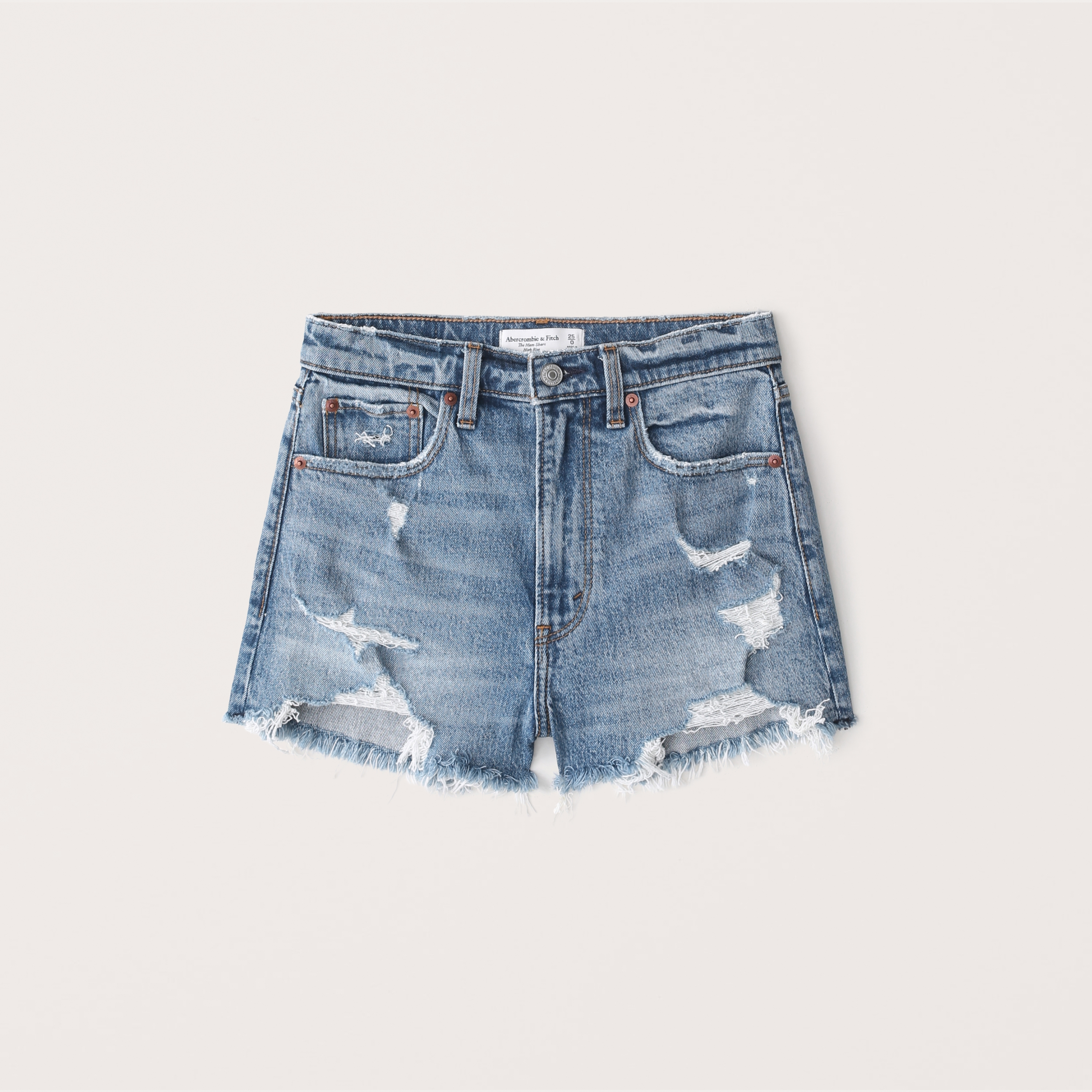 abercrombie jean shorts