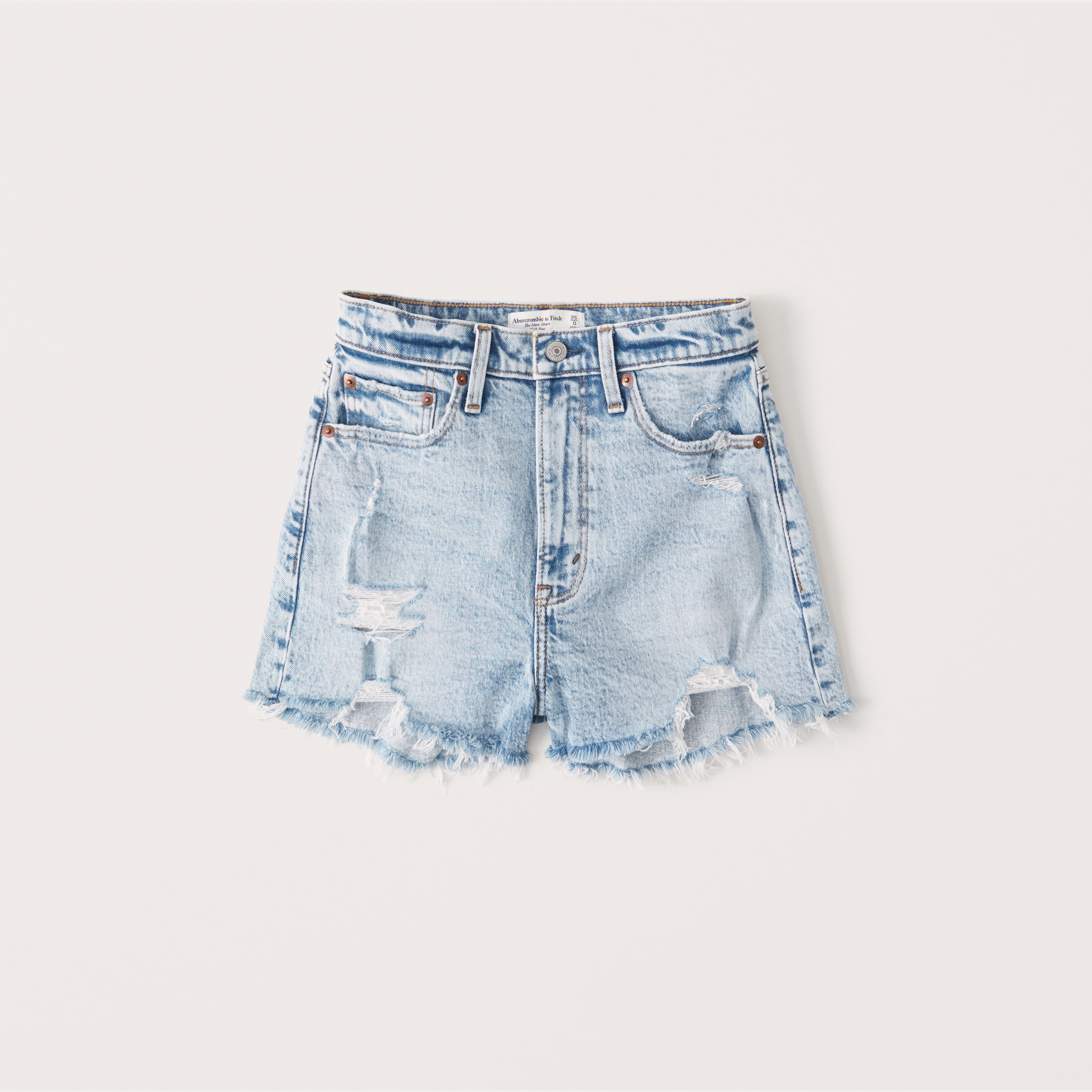 abercrombie 4 inch mom shorts