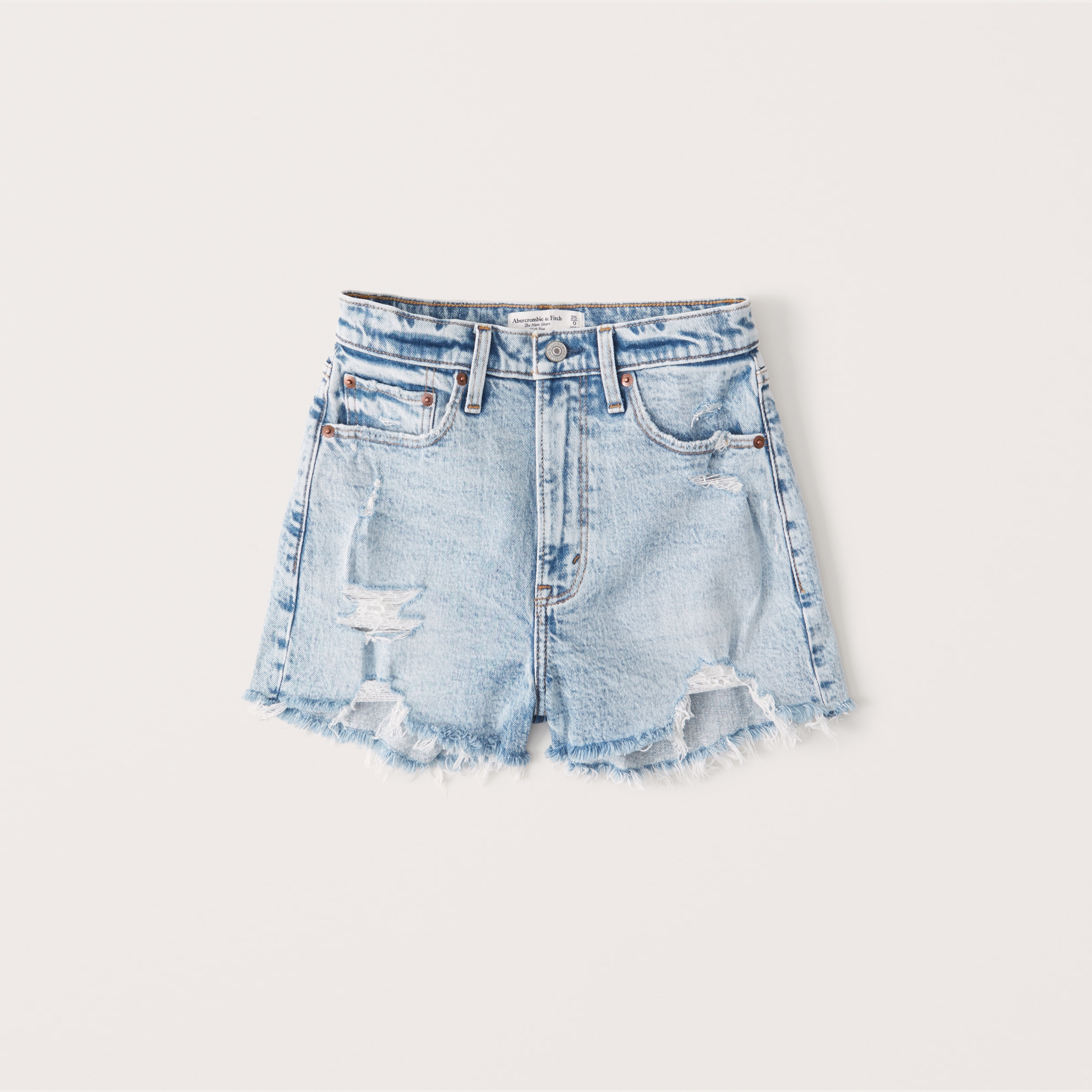 abercrombie the mom short high rise