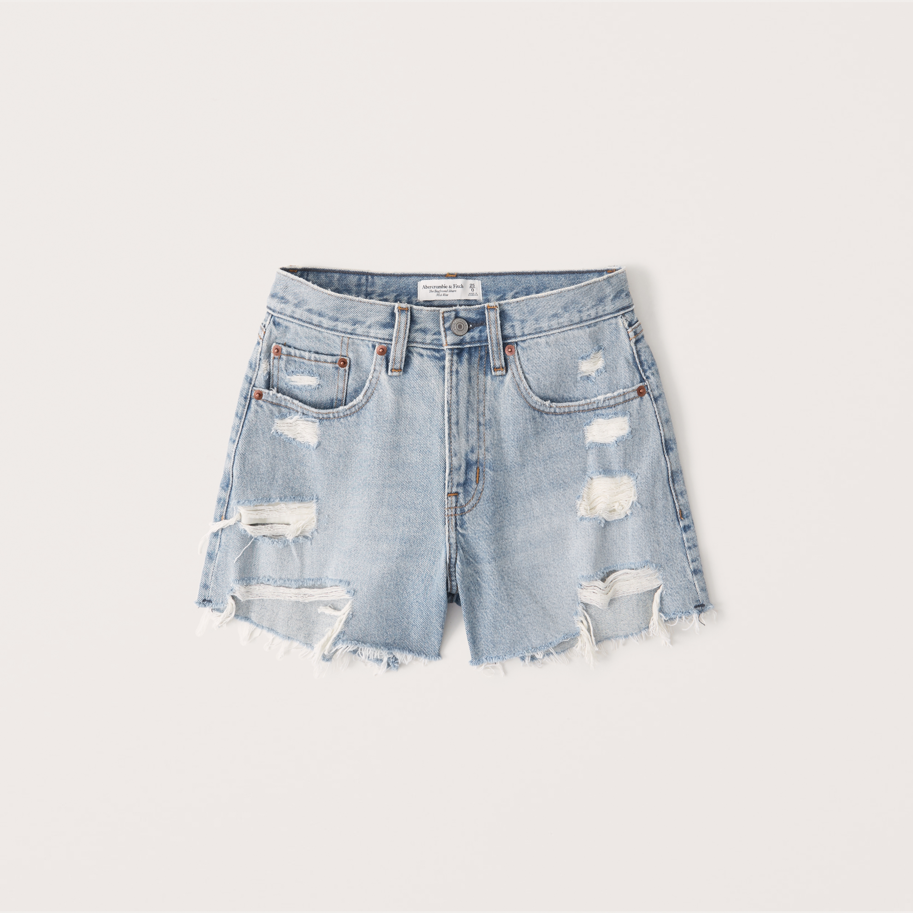 abercrombie and fitch jean shorts