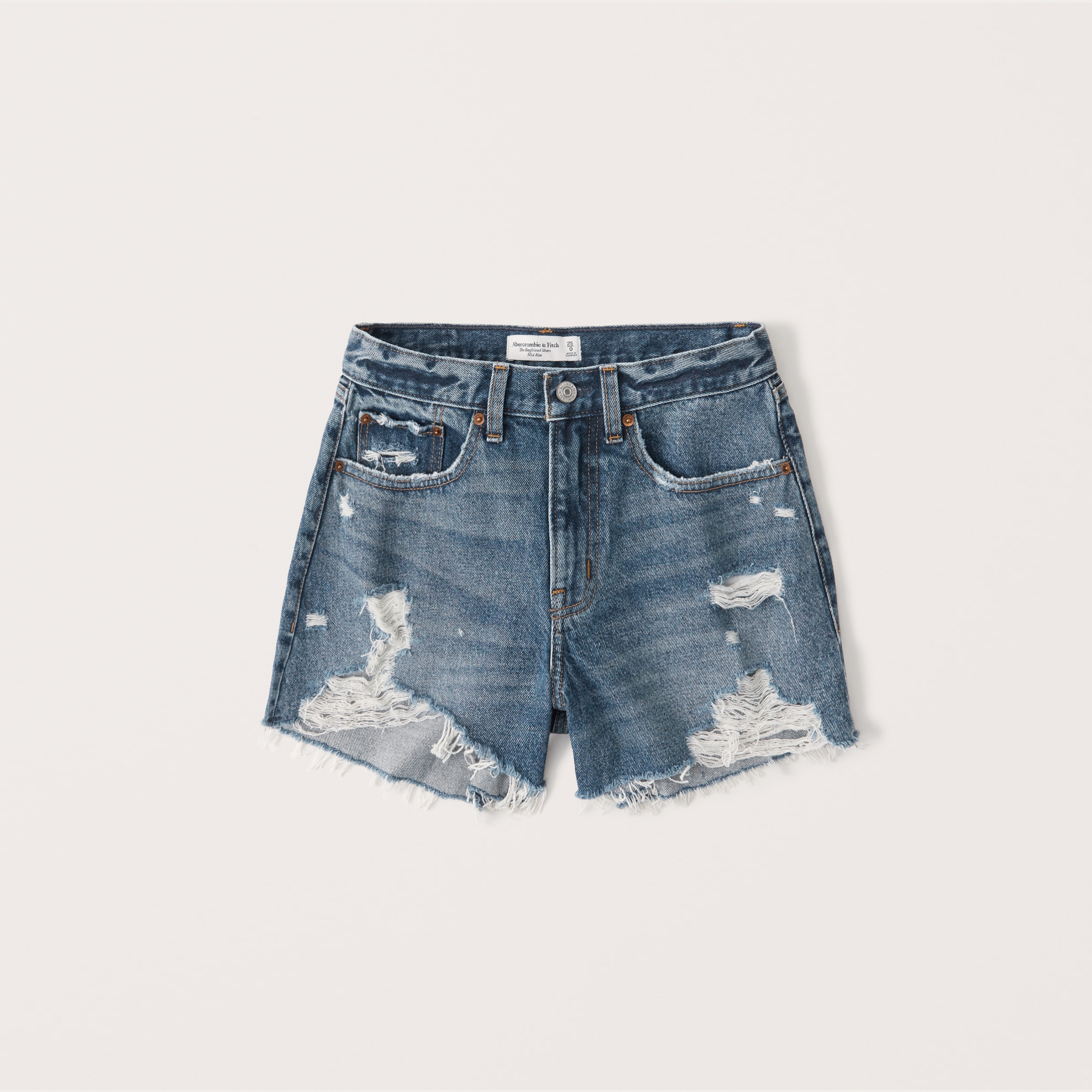 abercrombie denim shorts