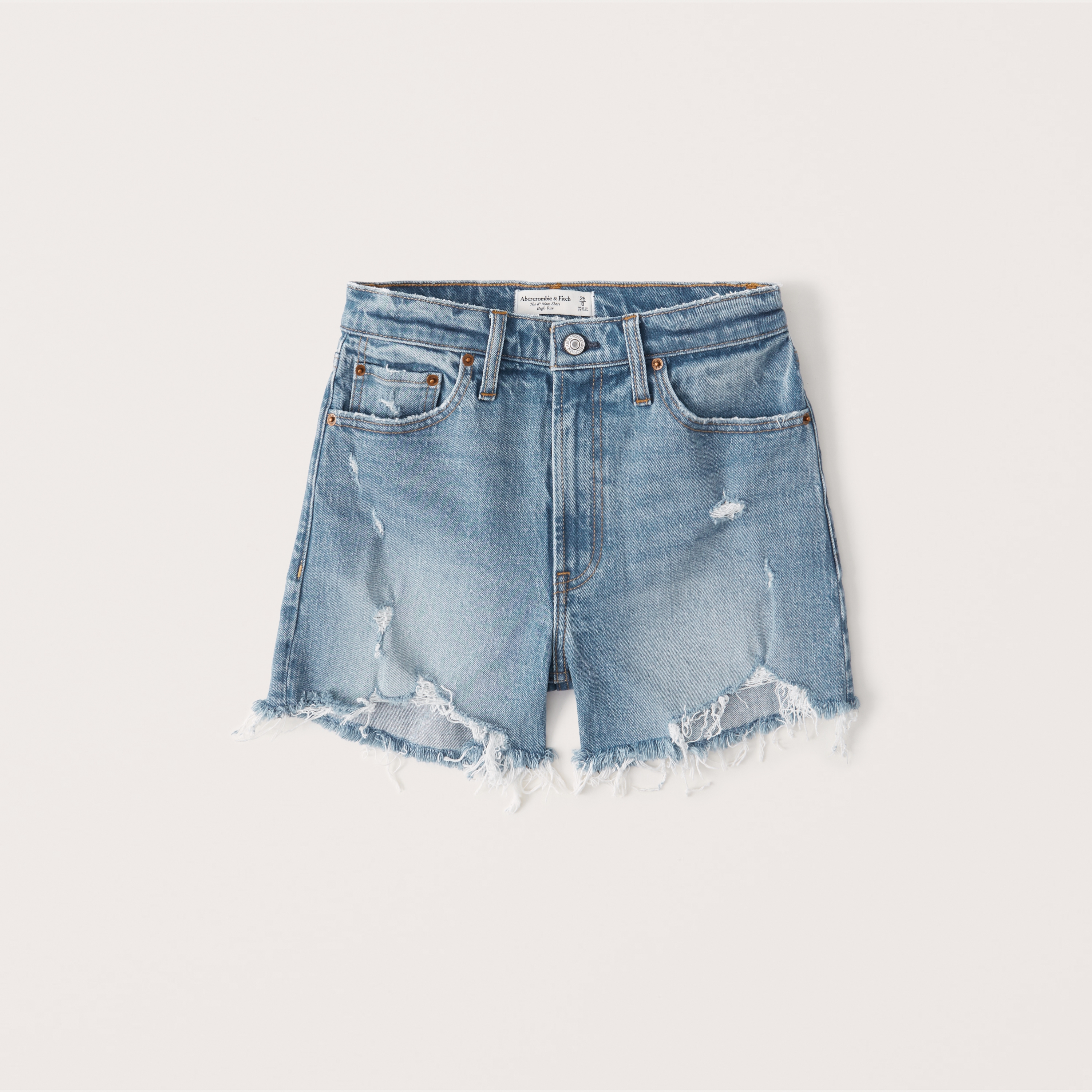 abercrombie and fitch jean shorts