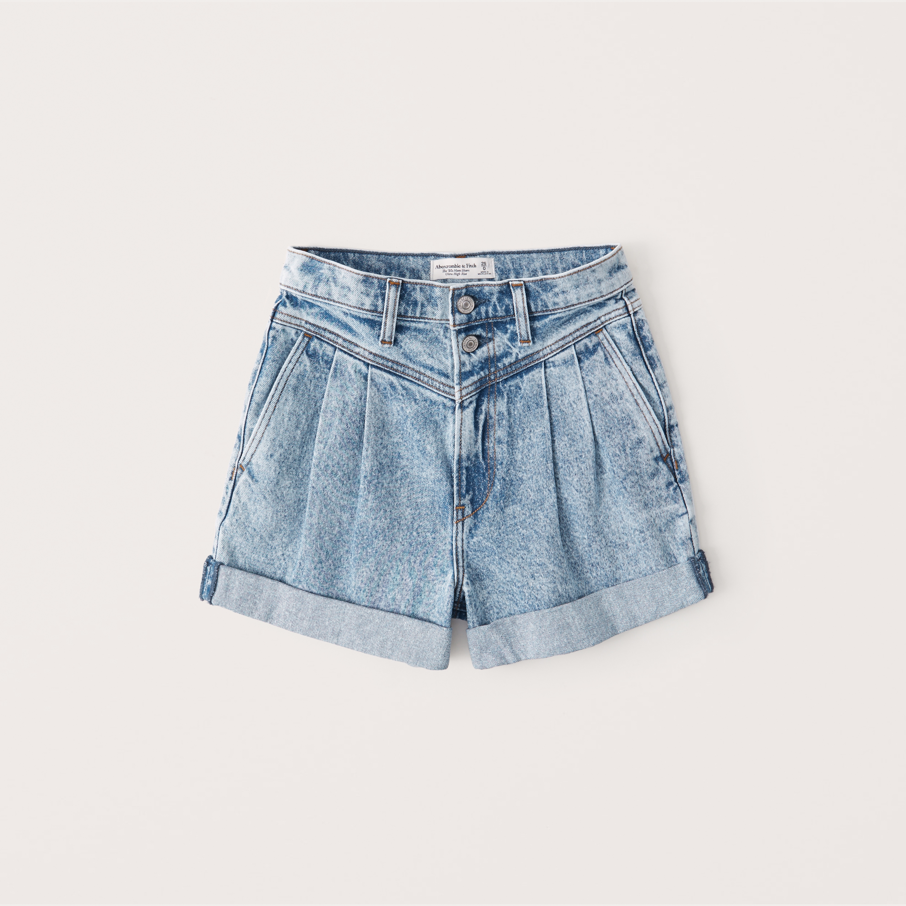 abercrombie and fitch jean shorts