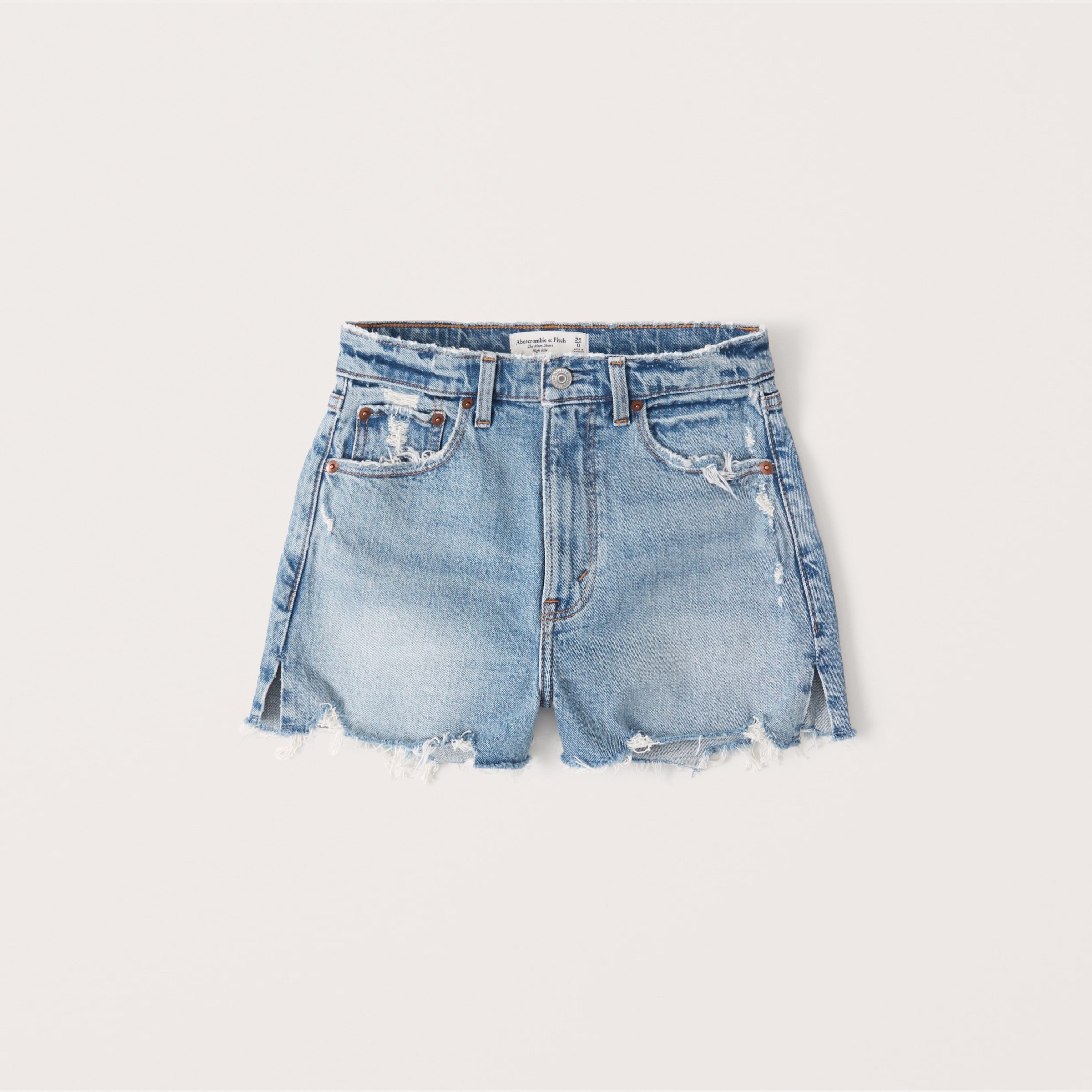 abercrombie high waisted mom shorts