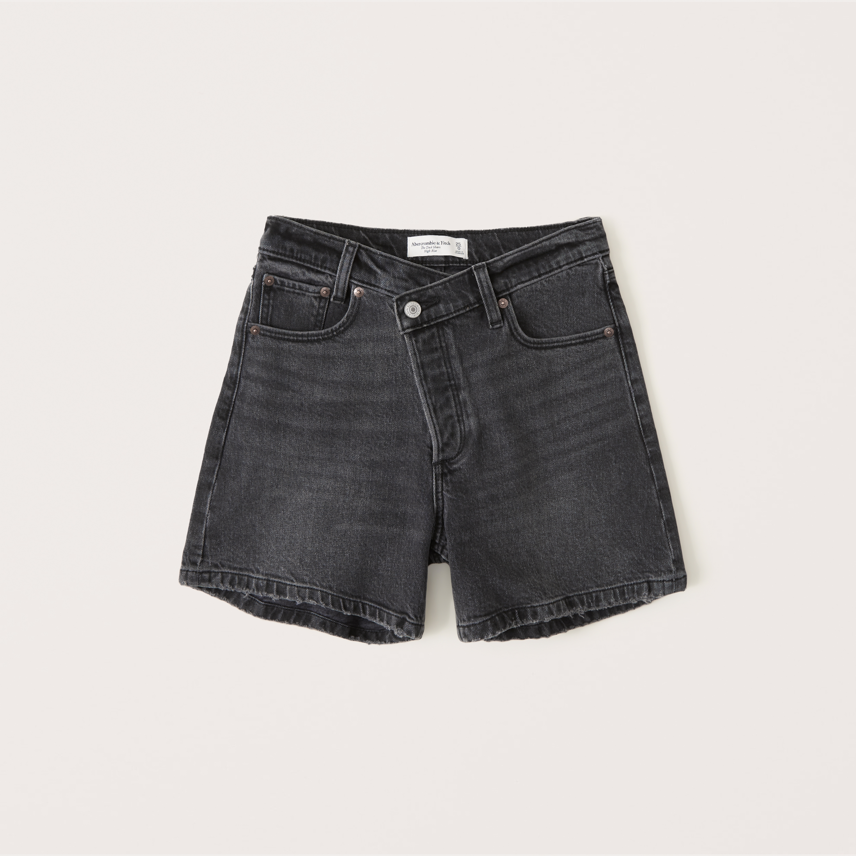 black denim short
