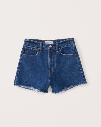 Women's Curve Love High Rise 4 Inch Mom Shorts Women's Bottoms
