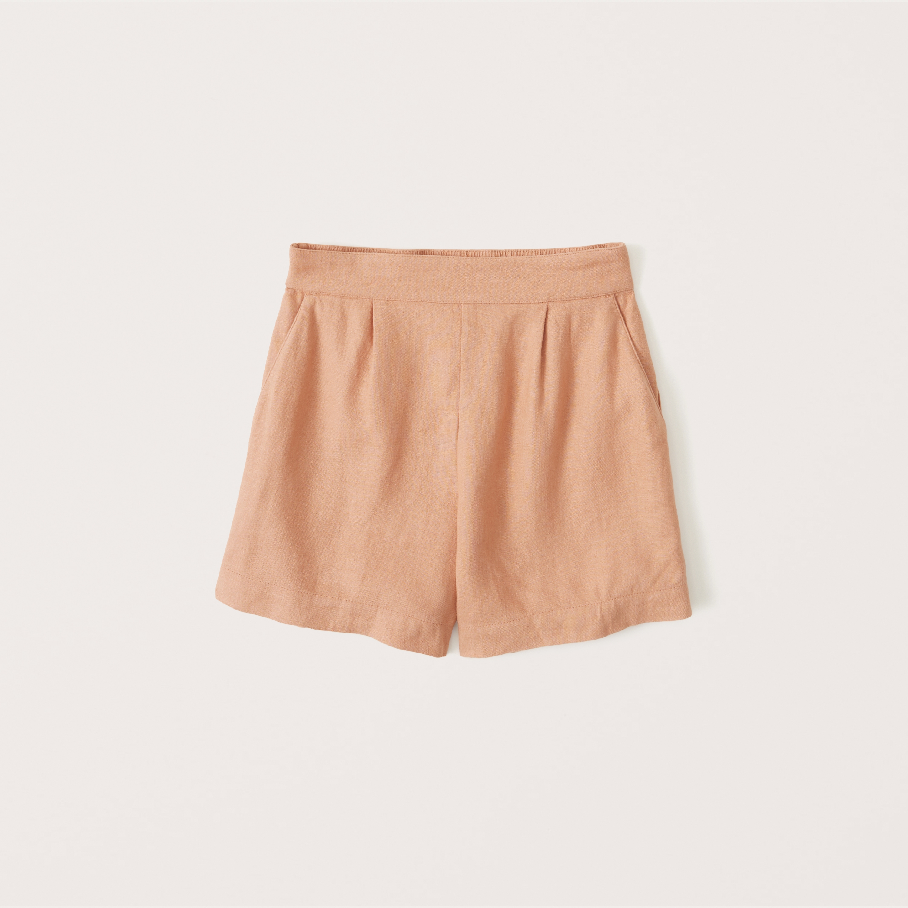 Women's Linen-Blend Pull-On Shorts 