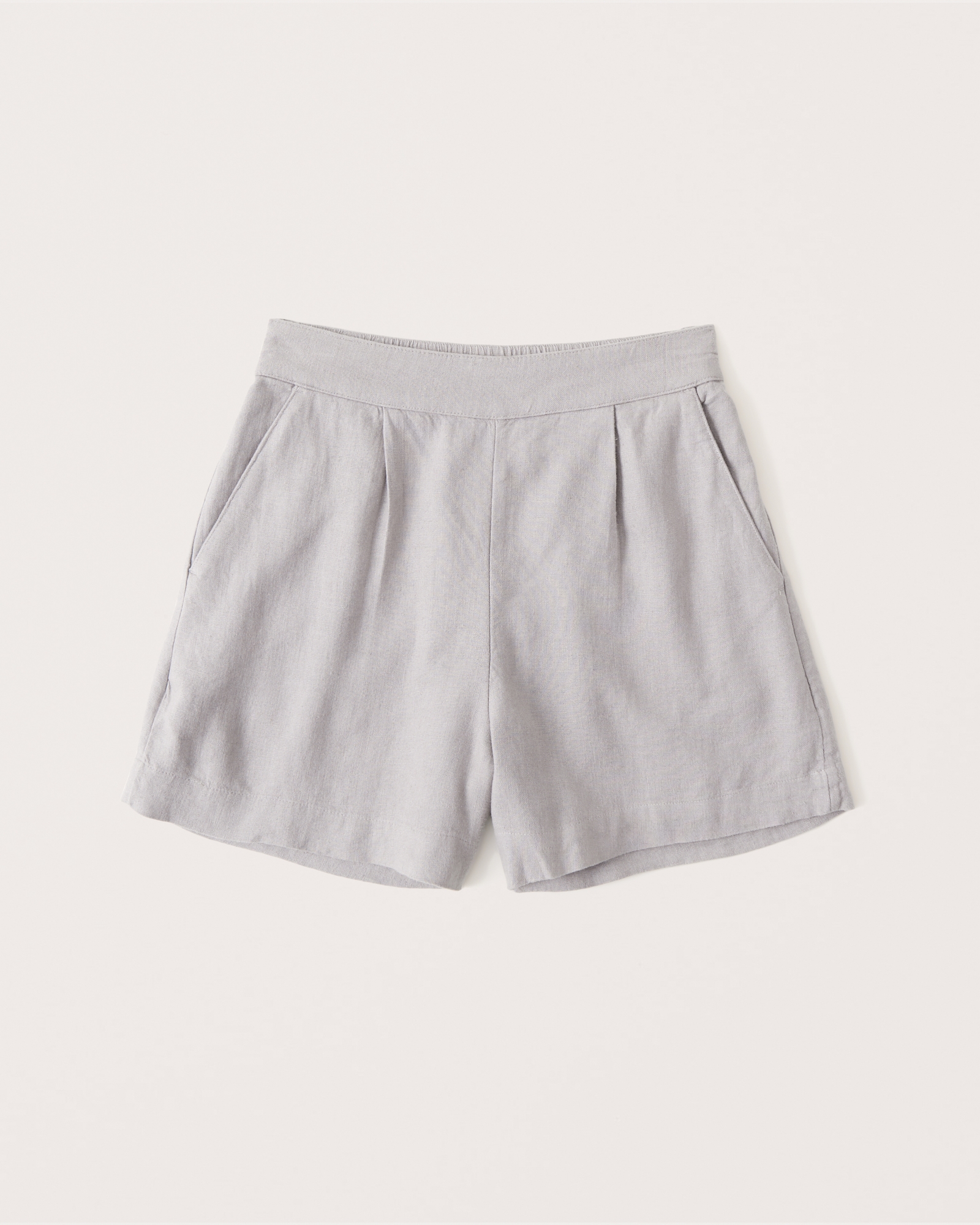 Linen-Blend Pull-On Shorts