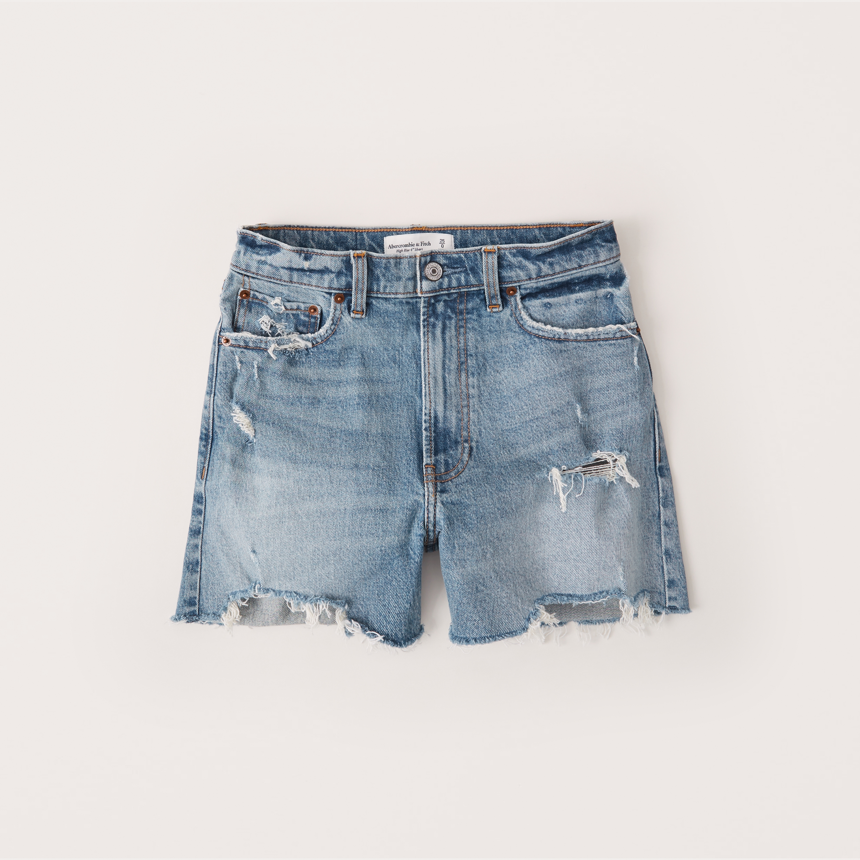 abercrombie and fitch jean shorts