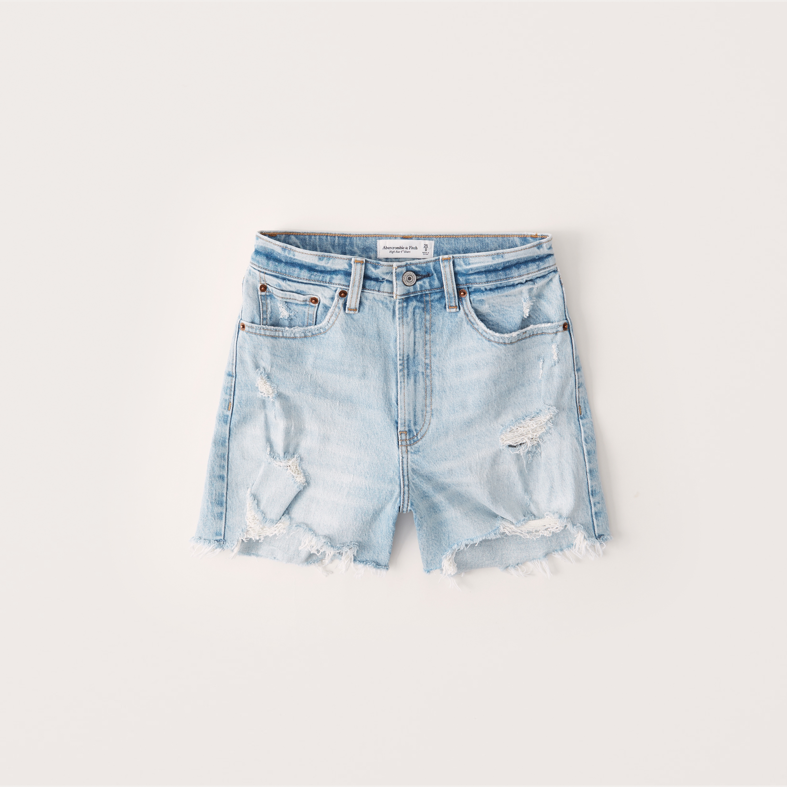 abercrombie and fitch jean shorts