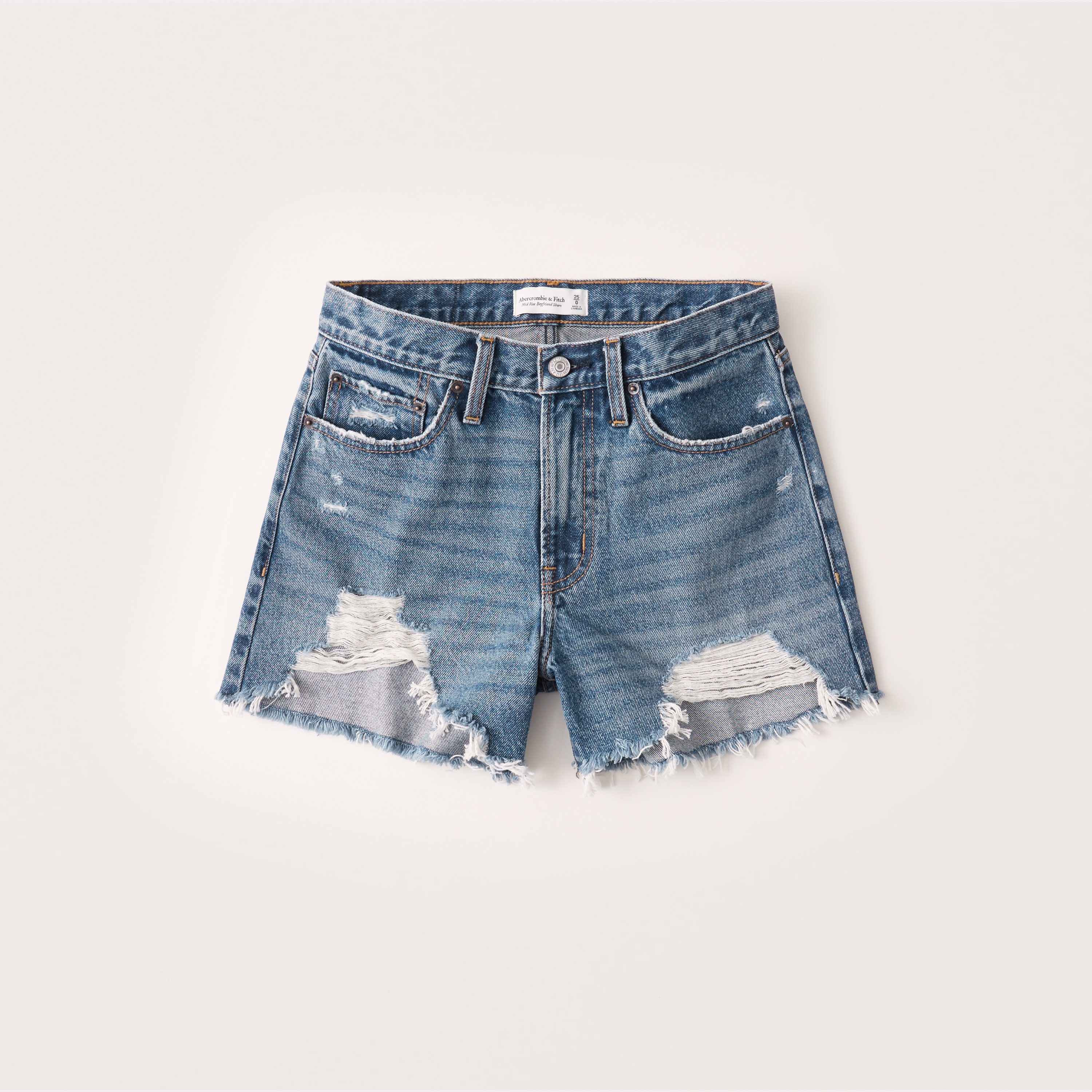 abercrombie jean shorts